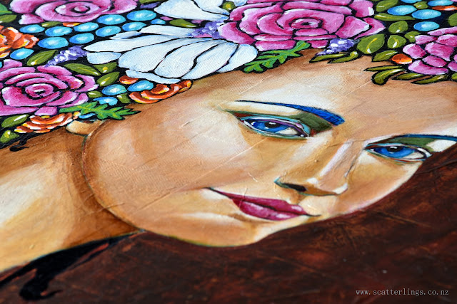 Detail of "Abundance" - blue-eyed beauty ;-)