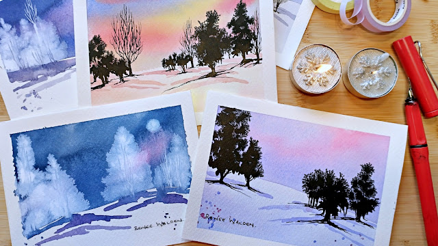 15 minute christmas cards