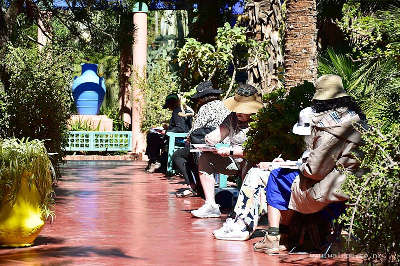 In Jardin Marjorelle, Marrakech