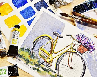 how to progress in watercolour (and make the most of my patreon)