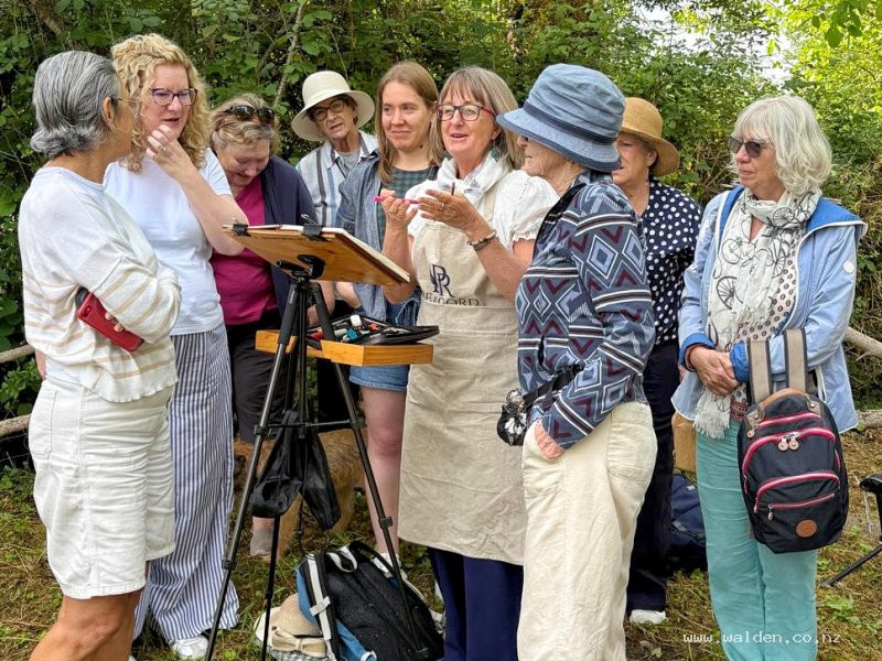 Sketching on location, France