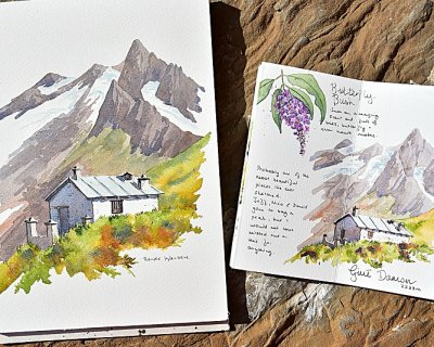 from plein air sketch to finished painting