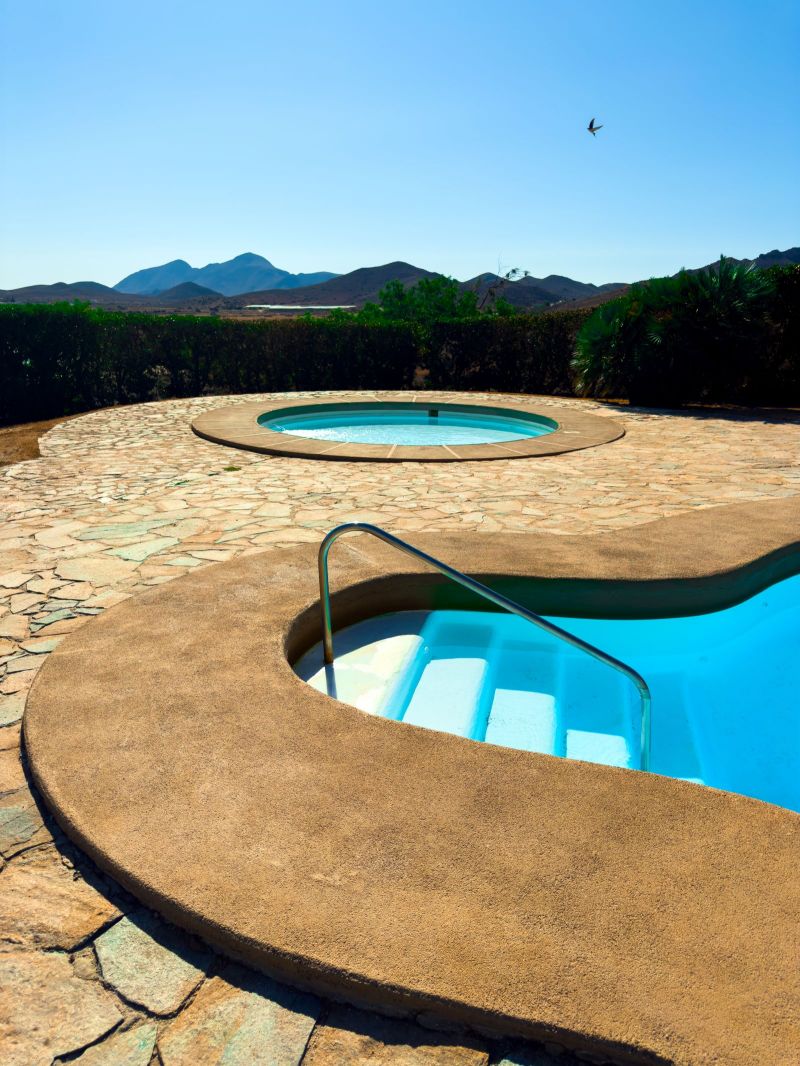 Swimming pool with sweeping views