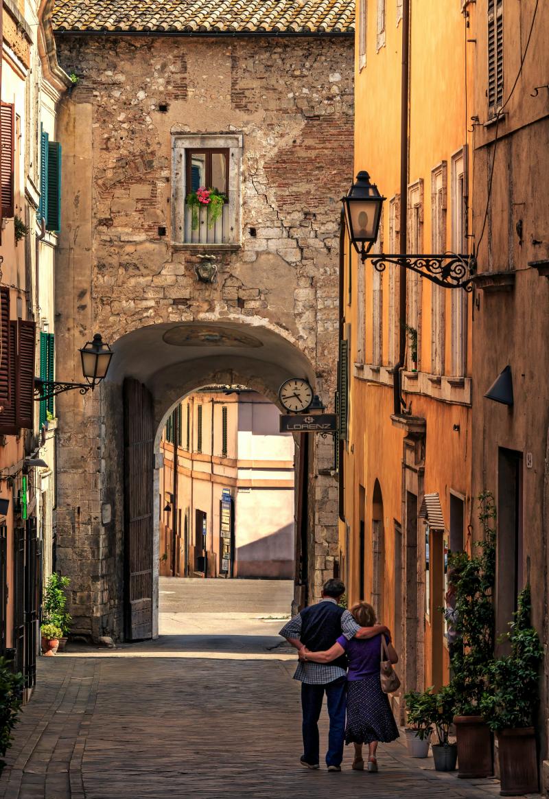 Cobbled streets