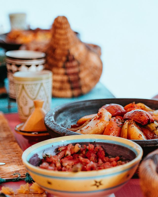 Cuisine prepared by our own chef