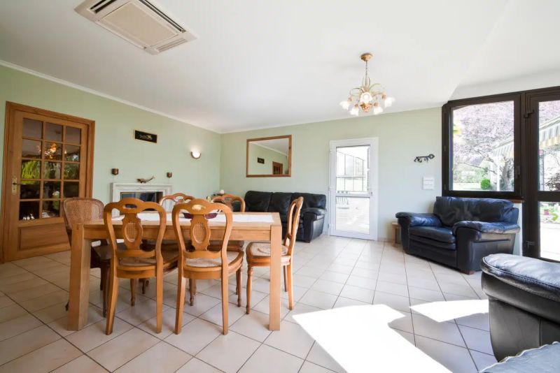 One of the living room areas