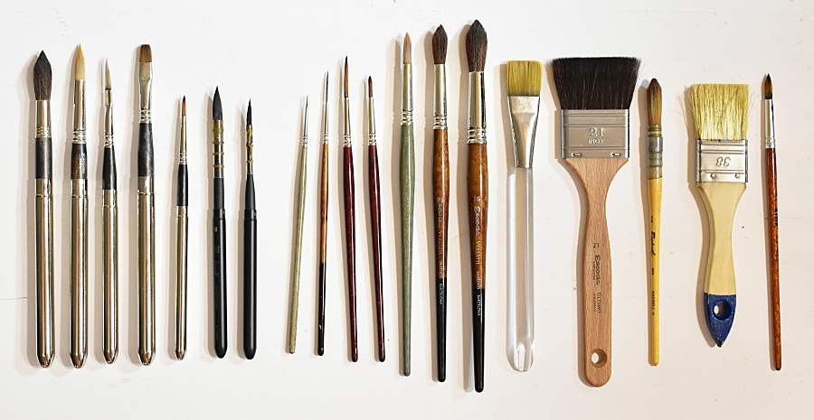 Advice on watercolour brushes