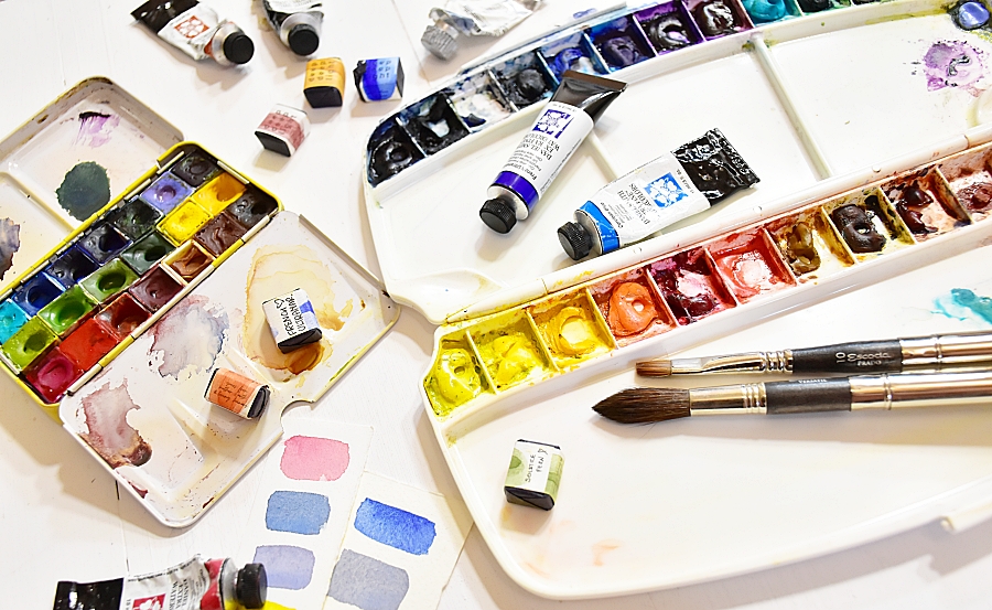 My watercolour palette