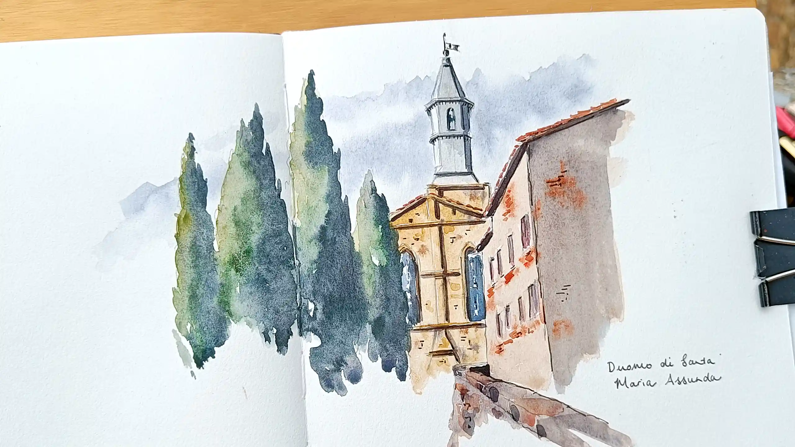 Watercolour painting holiday in Italy, 2027