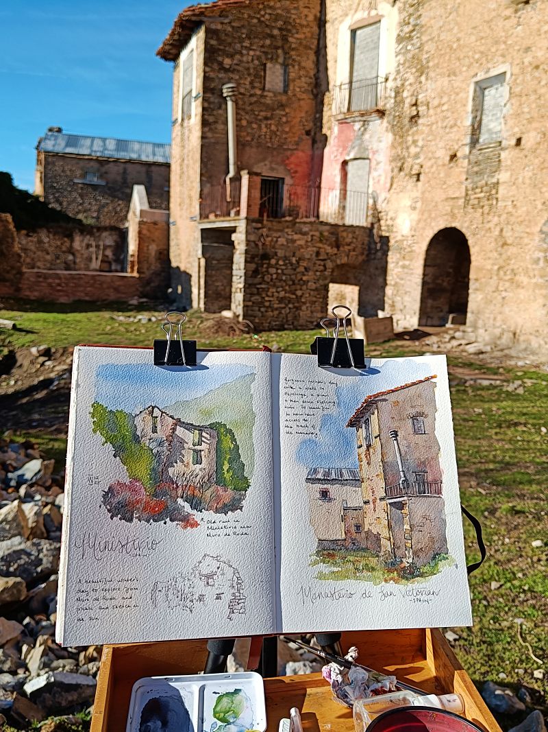 Monastery, Aragon, Spain