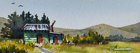 Small watercolour paintings for sale
