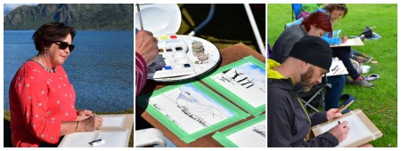 Watercolour classes in New Zealand