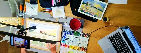 Watercolour online classes
