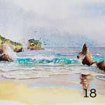 18. Seascape in Asturias, Spain