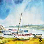 3. Old boats on the north coast of Spain