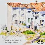 35. Terraced houses in Chulilla, Spain