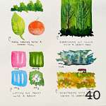 40. Five fun tricks in watercolour