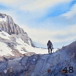 48. A mountain climber