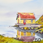 50. A norwegian boathouse