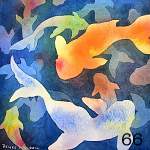 66. Abstract goldfish