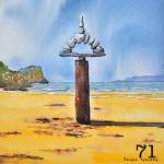 71. Beach sculpture