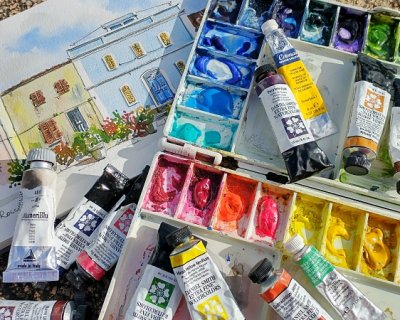 A look through a recently completed sketchbook