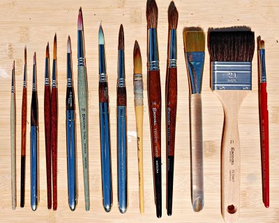 What brushes do I use?