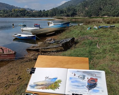 Advice on painting boats on location