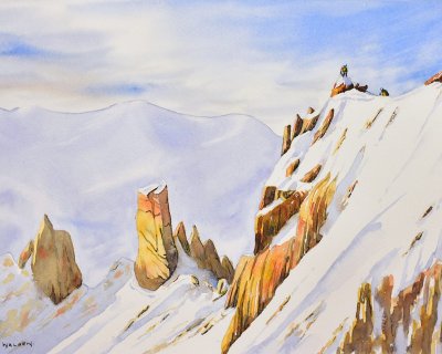 Climbers in the Alps (part 2)