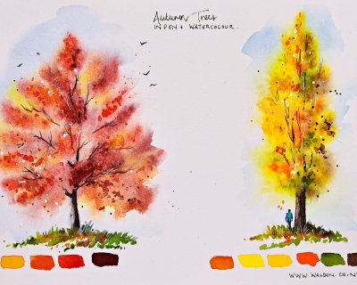 Autumn trees
