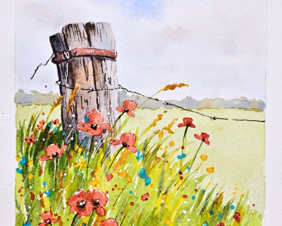 Old fence post