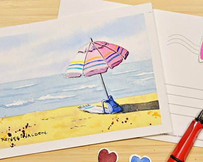 Beach umbrella