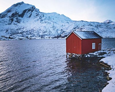 Norwegian boathouse