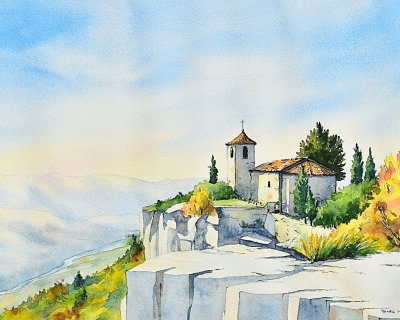 Old church in Siurana, Spain